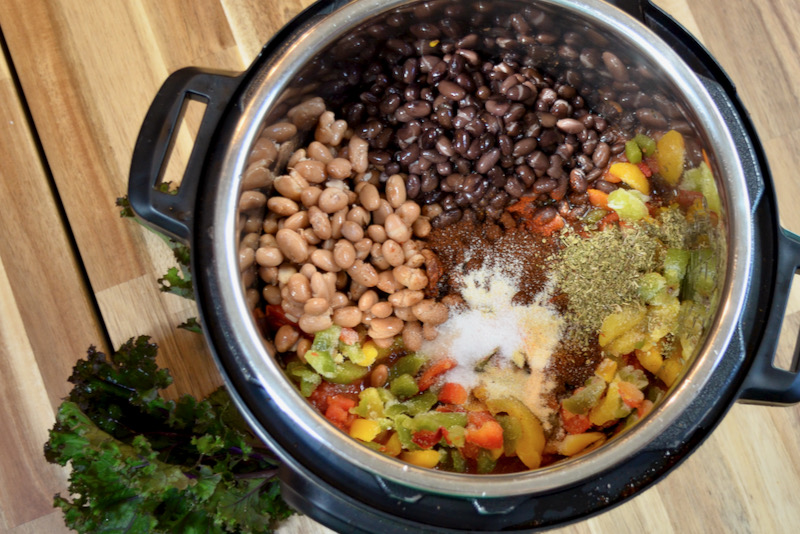 simple and delicious vegetarian chili ingredients in instant pot uncooked